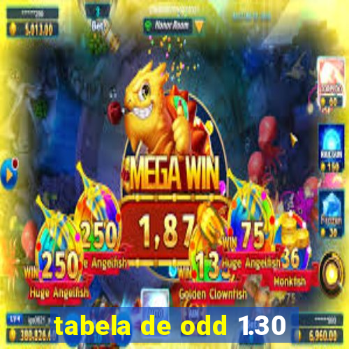 tabela de odd 1.30